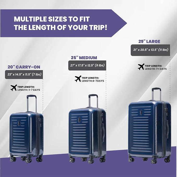 Spyder Rails 29 Inch Expandable Hardside Upright Suitcase - Image 2