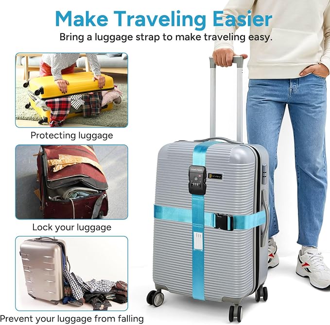 Travel Inspira Luggage Straps TSA Approved - Image 6