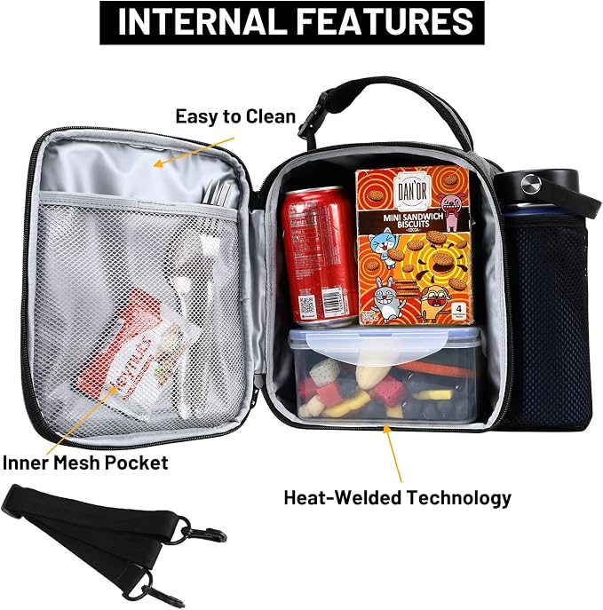MIER Expandable Lunch Bag Insulated Lunch Box - Image 2