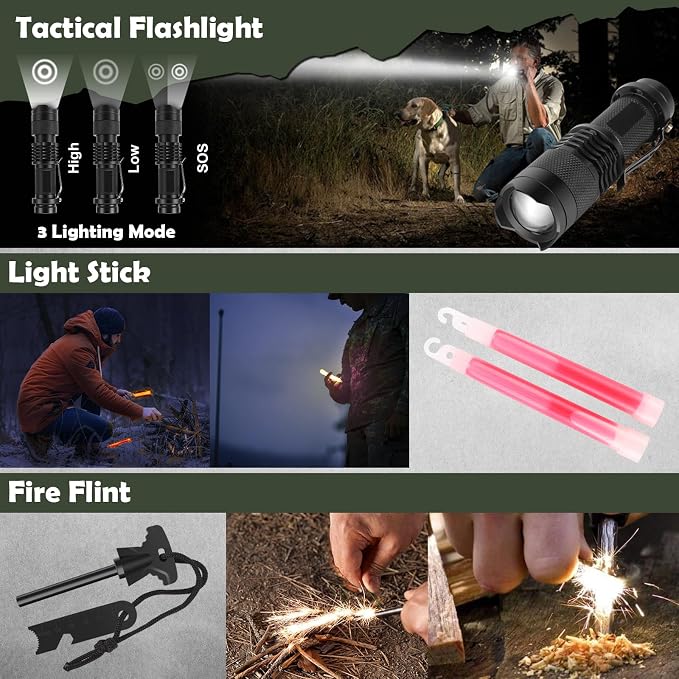 320 PCS Survival Kits First Aid Kit, Gifts - Image 4