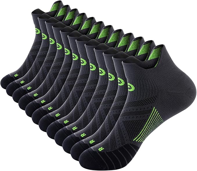 PAPLUS Ankle Compression Sock for Men and Women 2/4/6 Pairs, Low Cut by PAPLUS