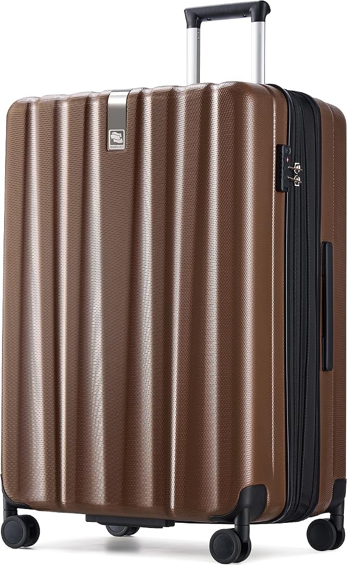 Hanke 29 Inch Expandable Checked Luggage Lightweight PC Hard Shell Luggage by Hanke