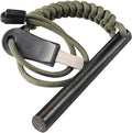 bayite 4 Inch Survival Ferrocerium Drilled Flint Fire Starter, Ferro Rod Kit by bayite
