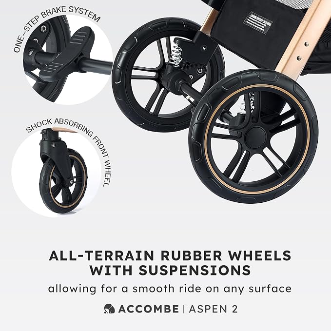 2 in 1 Baby Stroller, Convertible Bassinet Pushchair - Image 5