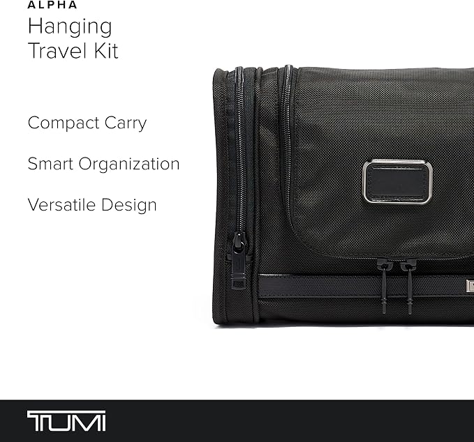 TUMI - Alpha Hanging Travel Kit - Toiletries and Cosmetics Organizer - Travel - Image 2