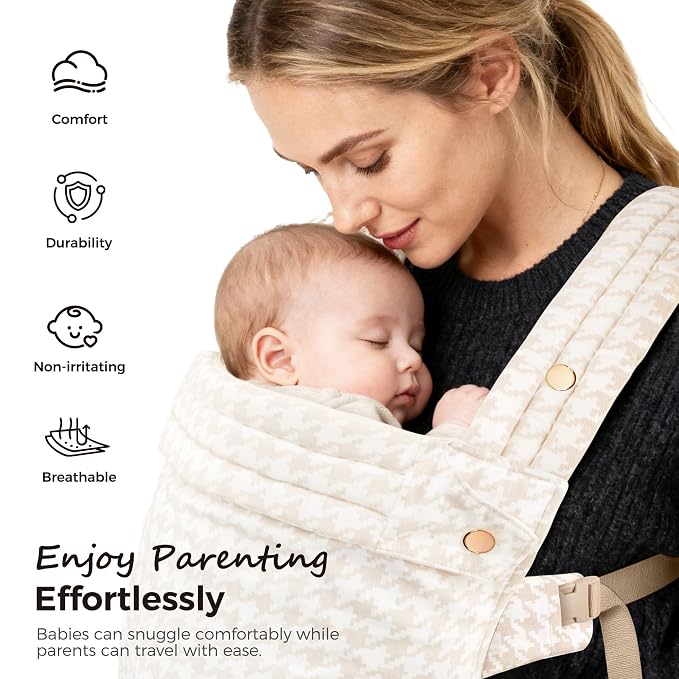 Baby Carrier Newborn to Toddler- Ergonomic, Cozy and Lightweight Infant Carrier - Image 2