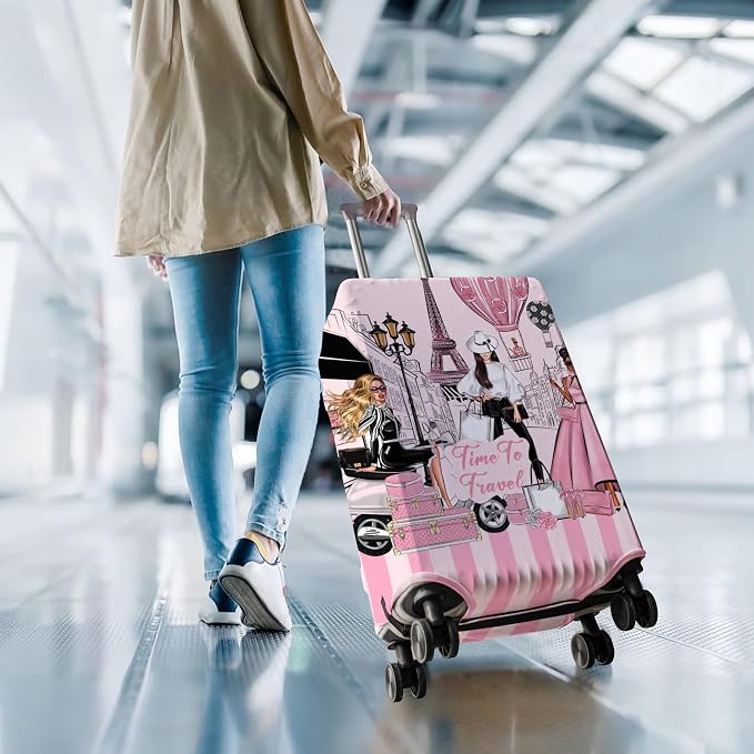 Travel Luggage Cover Suitcase Protector Fits 18-32 Inch Wheel Covers - Image 7