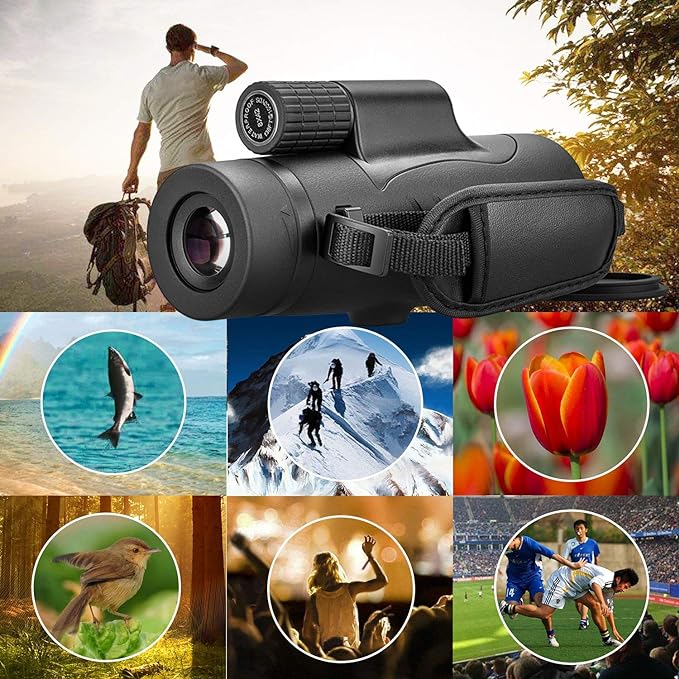 Monocular Telescope High Power 8x42 Monoculars Scope Compact Waterproof - Image 3