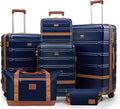 Luggage Sets, Suitcase with Spinner Wheels, PC+ABS Hardshell Travel Luggage Set by Unknown