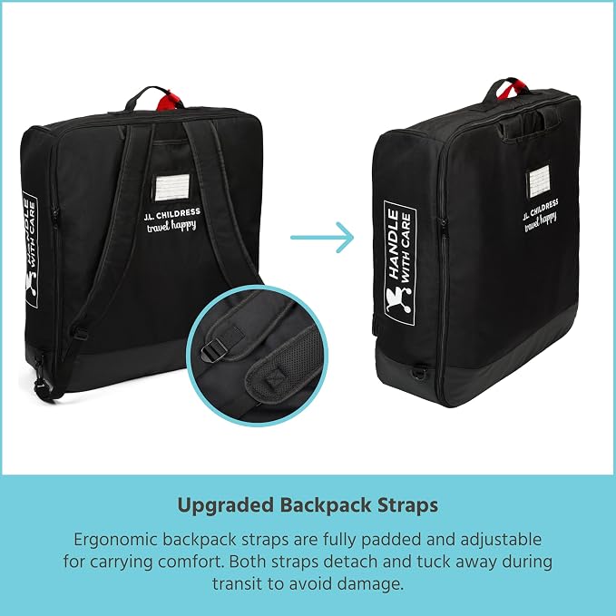 J.L. Childress Padded Compact Stroller Travel Bag - Image 5