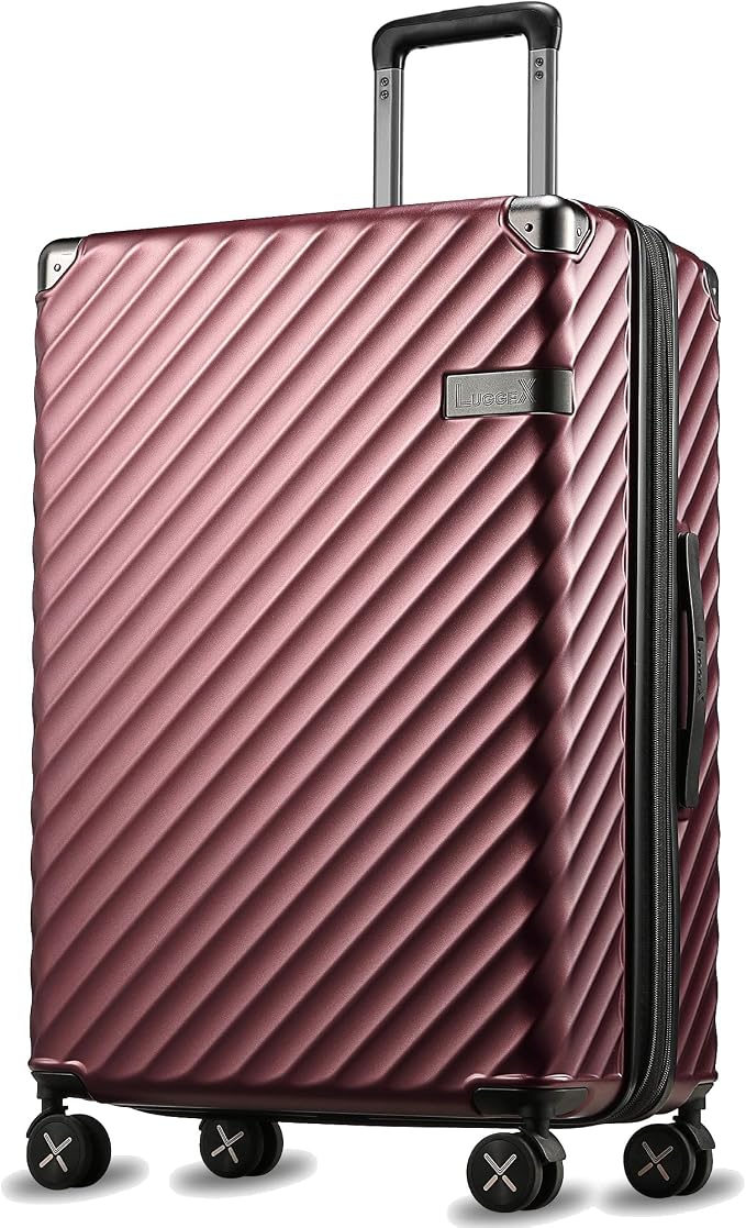 LUGGEX Luggage with Spinner Wheels, Polycarbonate Expandable Hard Shell Suitcase by LuggeXLUGGAGE