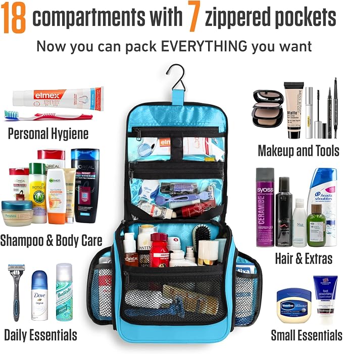 VENTURE 4TH Hanging Travel Toiletry Bag - Image 3