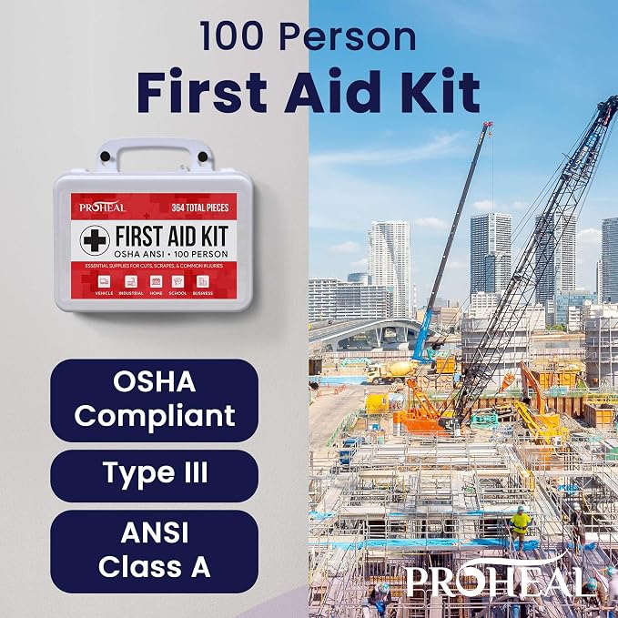 100 Person OSHA Compliant First Aid Kit - Image 2