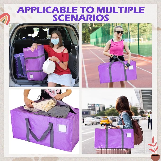 8 Pack Extra Large Moving Bags Heavy Duty Packing Bags - Image 4