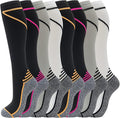 fenglaoda 8 Pairs Compression Socks by fenglaoda