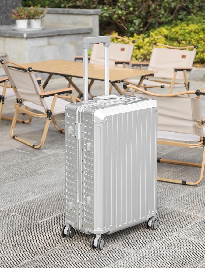 Mvst Luggage Premium All Aluminum Magnesium Carry On 20'' Lightweight Metal - Image 2