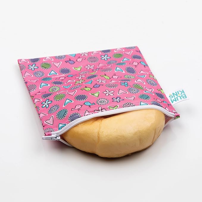 Bumkins Reusable Sandwich and Snack Bags, - Image 4