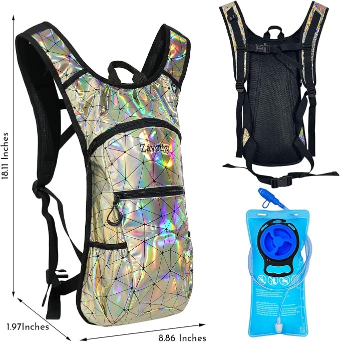 Reflective Hydration Backpack, Hydration Pack - Image 2