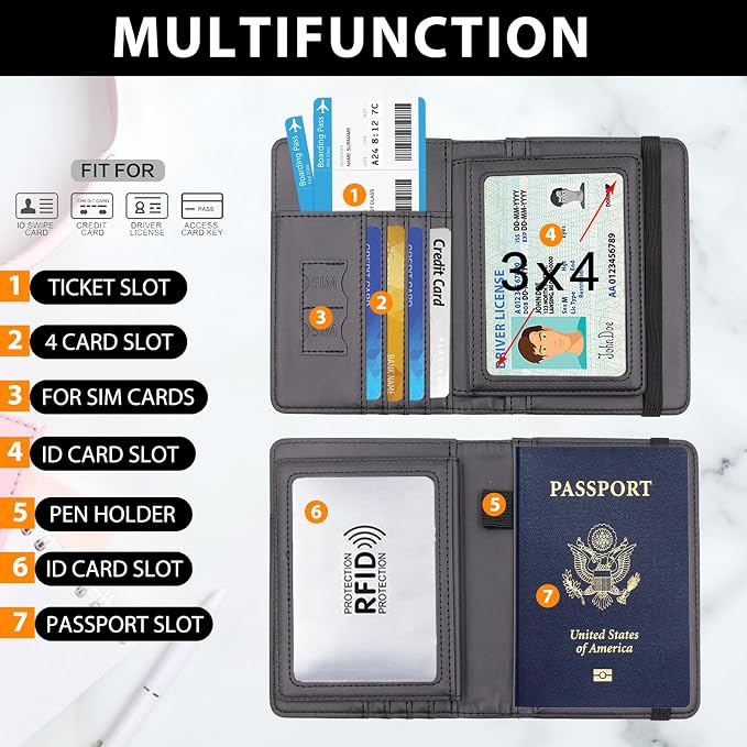 Melsbrinna Rfid Passport Holder - Image 3