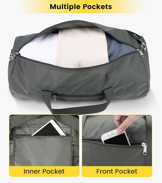 Vorspack Duffel Bag 20-24-28 Inches Foldable Gym Bag - Image 3