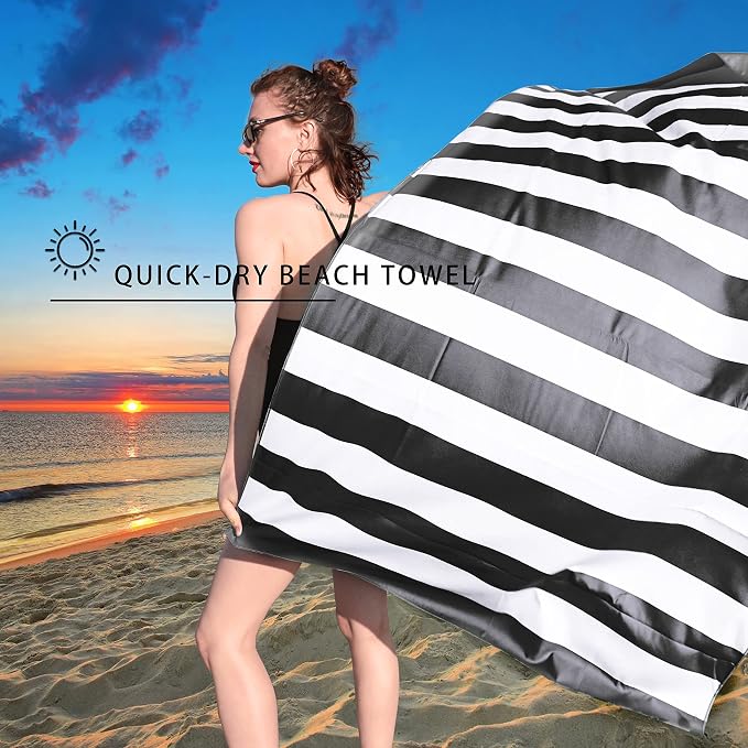 Your Choice Microfiber Quick Dry Sand-Free Beach Towel - Image 4