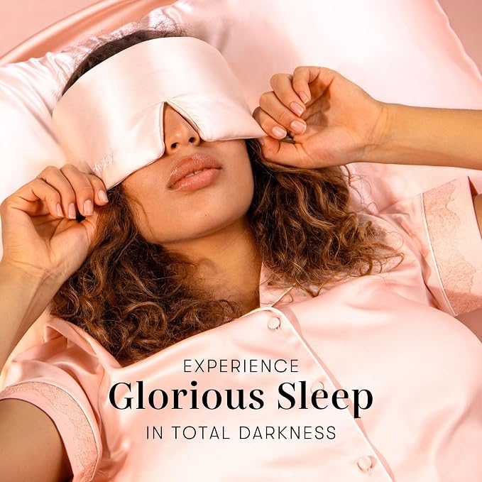 DROWSY Silk Sleep Mask. Face-Hugging, Padded Silk Cocoon - Image 6