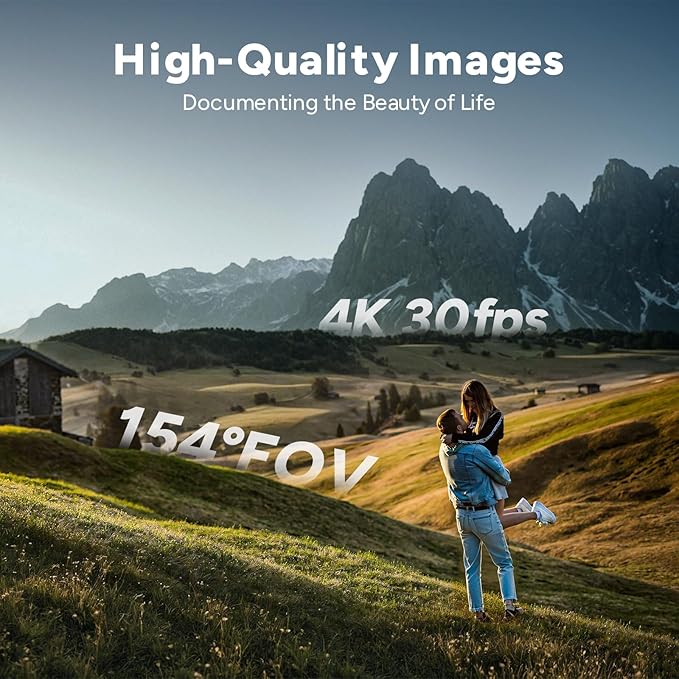 SJCAM C300 Pocket Action Camera 4K, 7Hour Power, 6-Axis Stabilization, - Image 2