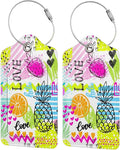 2 Pieces Funny Fruits Luggage Tags by SNAPMADE