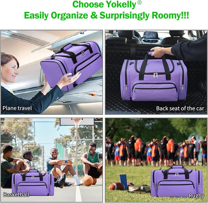 Sports Duffel Bag 20 inch for Travel Gym - Image 2