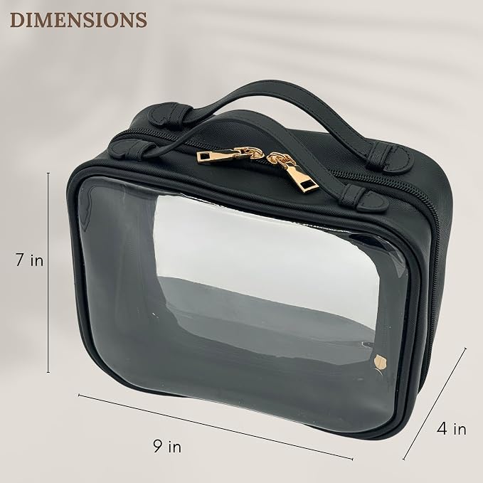 JAZD Clear Makeup Bag Toiletry Bag - Image 6