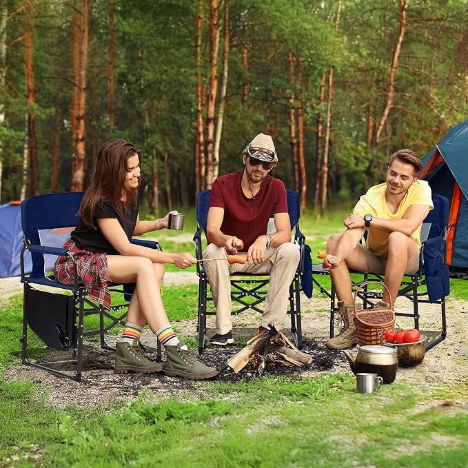 VINGLI Camping Chairs, Directors Chair, Camping Chair - Image 7