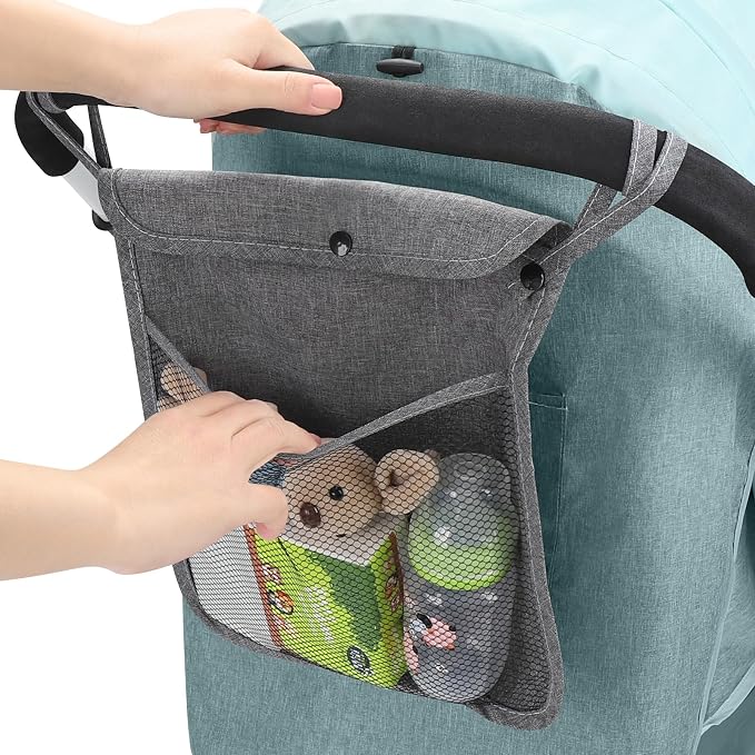 Accmor Universal Stroller Organizer, Mesh Bag Fits - Image 5