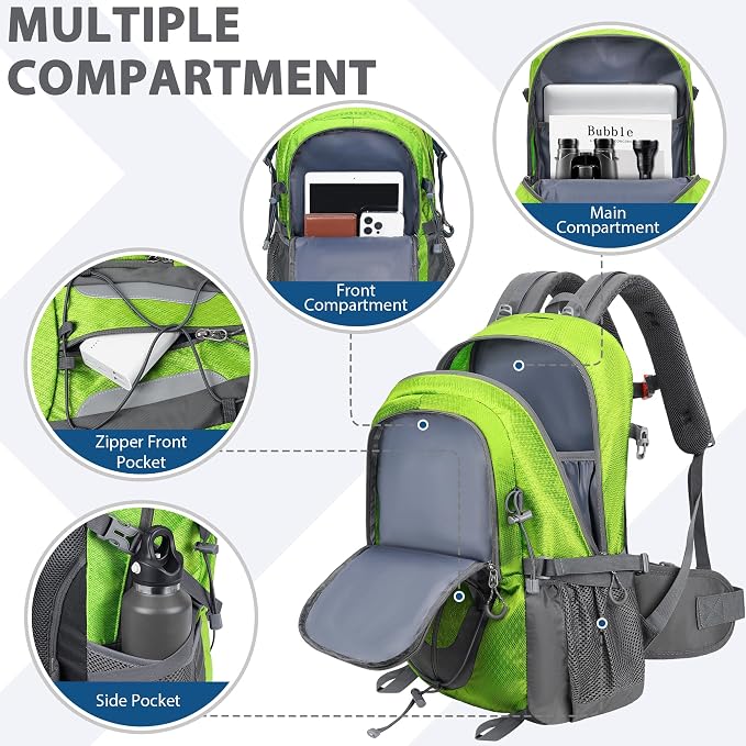 Hiking Backpack 30L Lightweight Travel Daypack Small Day Pack - Image 5