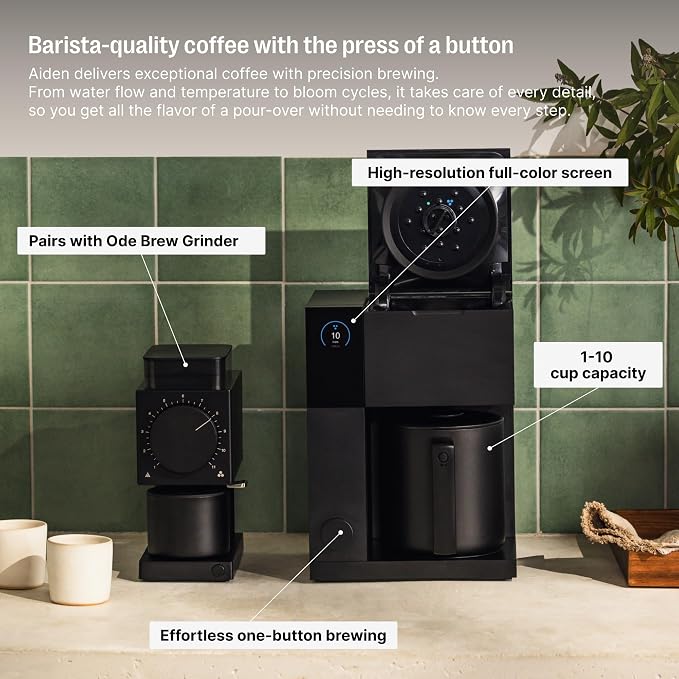 Fellow Aiden Precision Drip Coffee Maker, Thermal Carafe, Perfect Temperature - Image 7