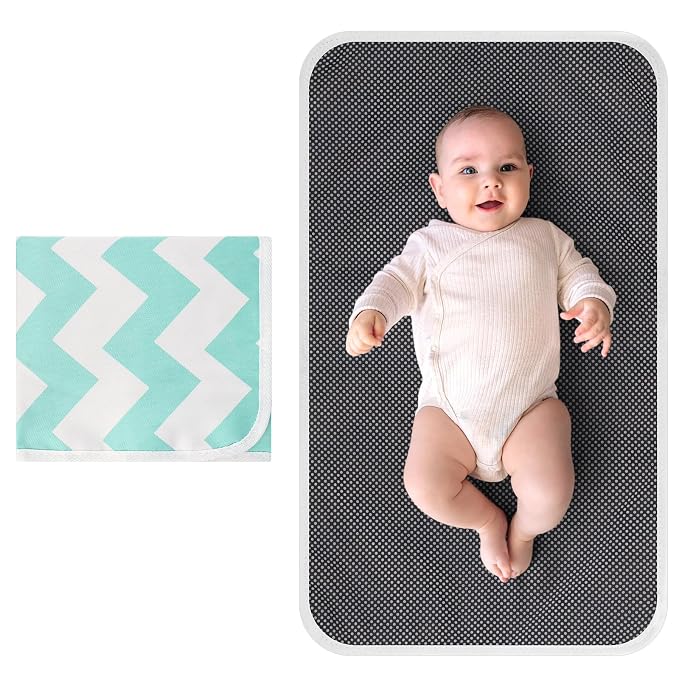 Accmor Portable Diaper Changing Pad, Waterproof Foldable Baby Changing Mat - Image 2