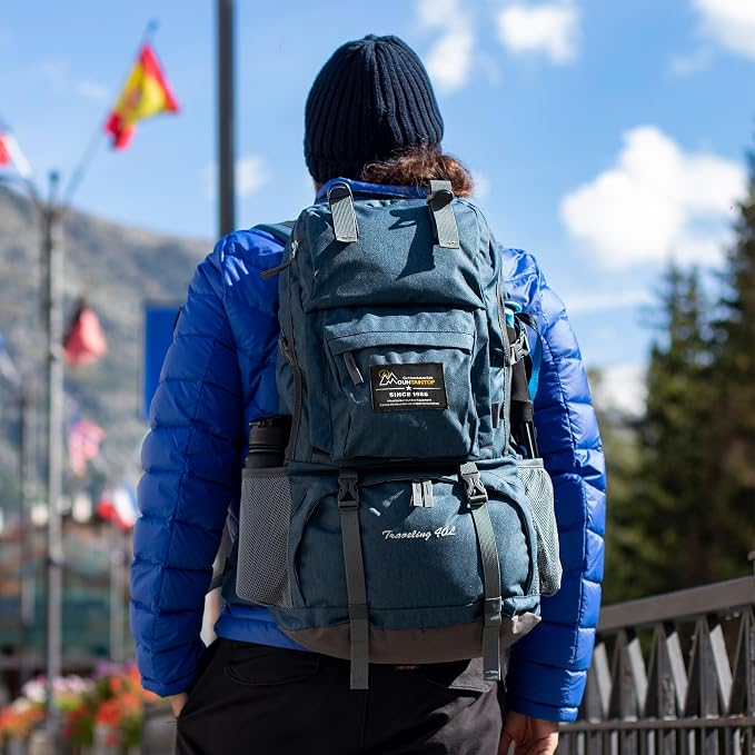 MOUNTAINTOP 40L Hiking Backpack Lightweight Travel Backpack - Image 7