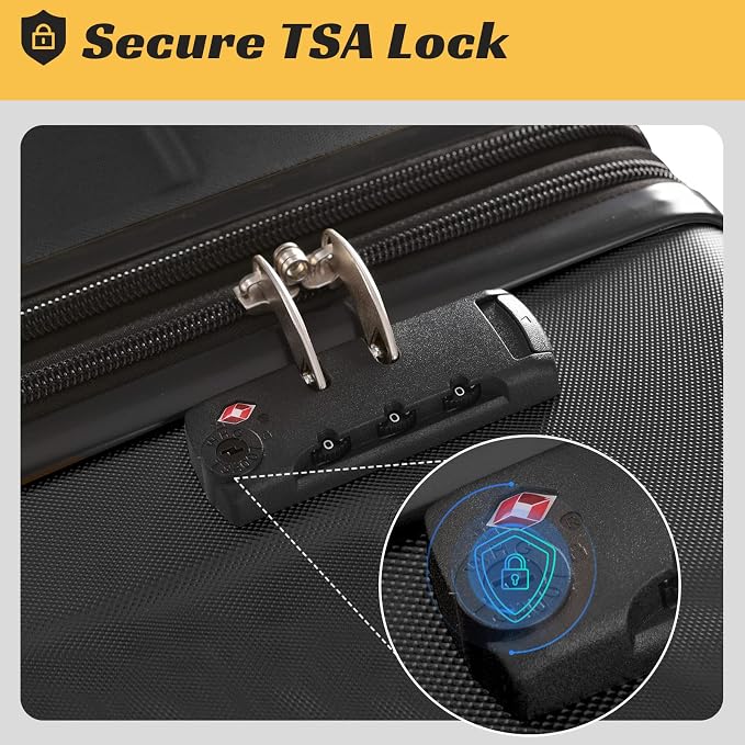 Merax Luggage Sets of 2 Suitcases - Image 3