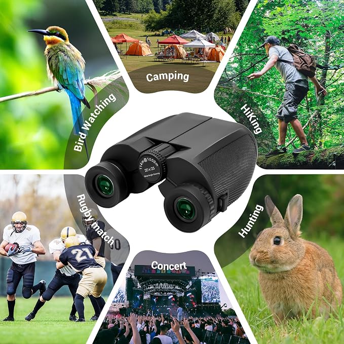 20x25 Binoculars for Adults & Kids, High Power Easy Focus, Waterproof Compact - Image 6