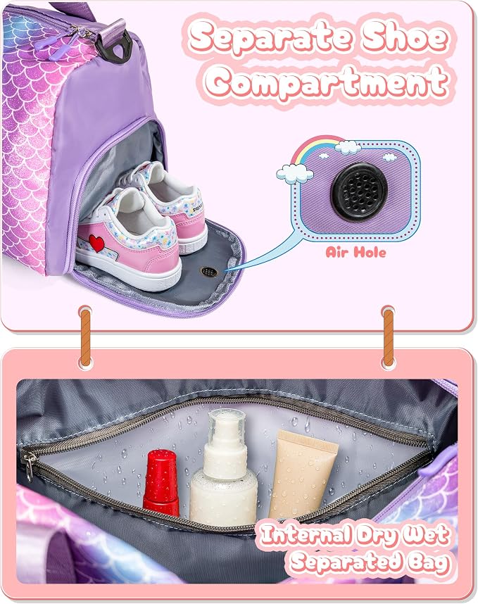 Gift Ideas for Kids Girls-Girl Gym Bag - Image 6
