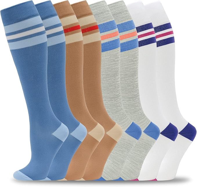 fenglaoda 8 Pairs Compression Socks by fenglaoda