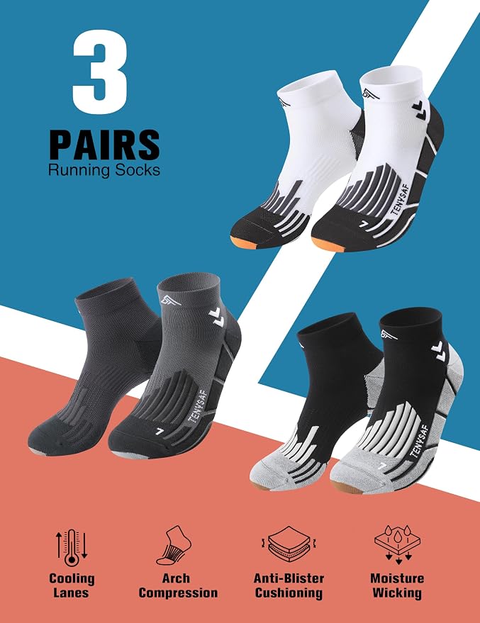 Compression Sport Running Socks: Athletic Socks - Image 4