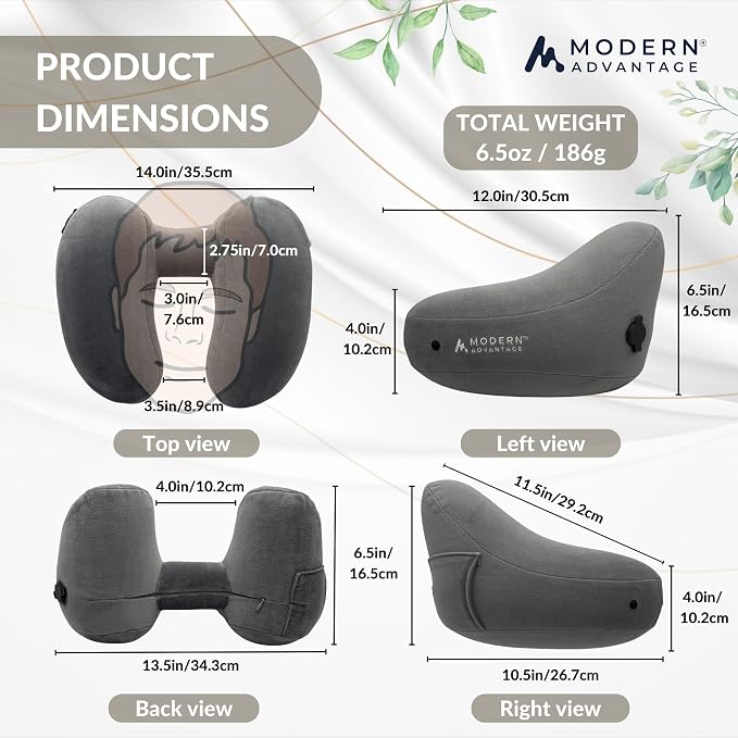 Modern Advantage Inflatable Travel Pillow - Image 3