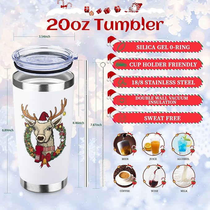 StarSpeed 20oz Christmas Tumbler Bulk - Image 2
