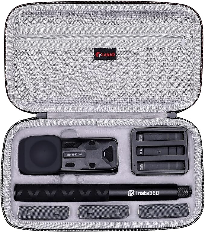 XANAD Hard Case for Insta360 X5/X4/X3/X2 Waterproof 8K 360 Action Camera by XANAD