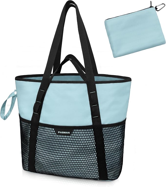 Beach Bag with Zipper by PASMAN
