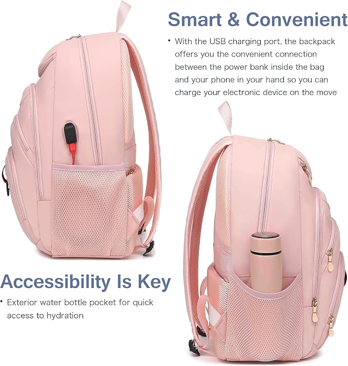 Boavan Laptop Backpack for women, 15.6 inch Laptop Bag - Image 6