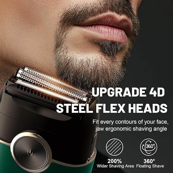 Electric Foil Shavers for Men: Upgraded Mini Electric Razor - Image 2