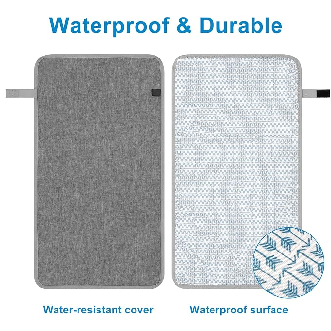 Accmor Portable Diaper Changing Pad, Waterproof Baby Changing Mat, Foldable - Image 2