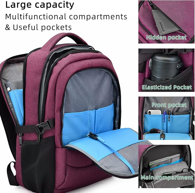 DUSLANG 17 Inch Laptop Backpack - Image 2