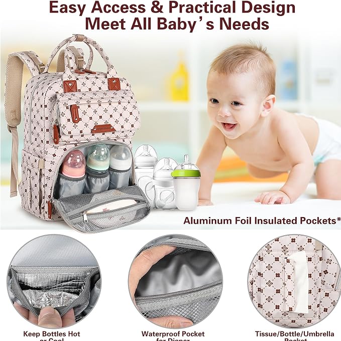 Baby Diaper Bag Backpack, Baby Bag - Image 3